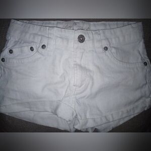 White Denim Shorts